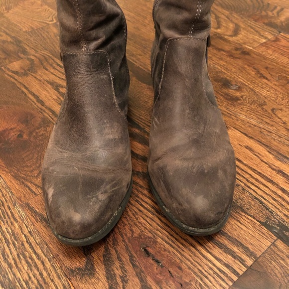 Antonio Melani Gray Riding Boots - Picture 3 of 6